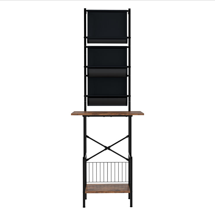 Levede Tall Record Player Stand Vinyl Storage Up to 200 Albums Turntable Rack-2050056774895144961