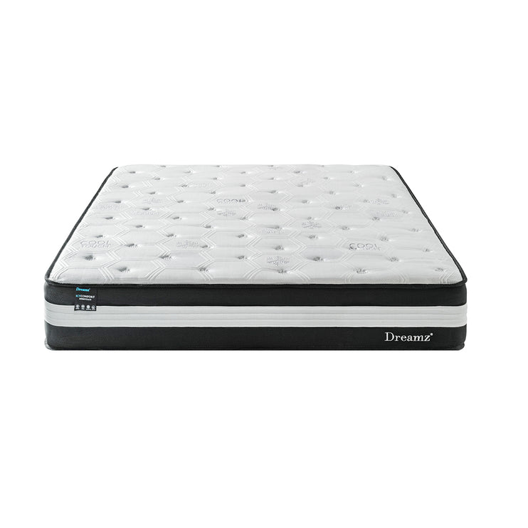 Dreamz Double Cooling Mattress 5 Zone 25cm-1973193975917580289