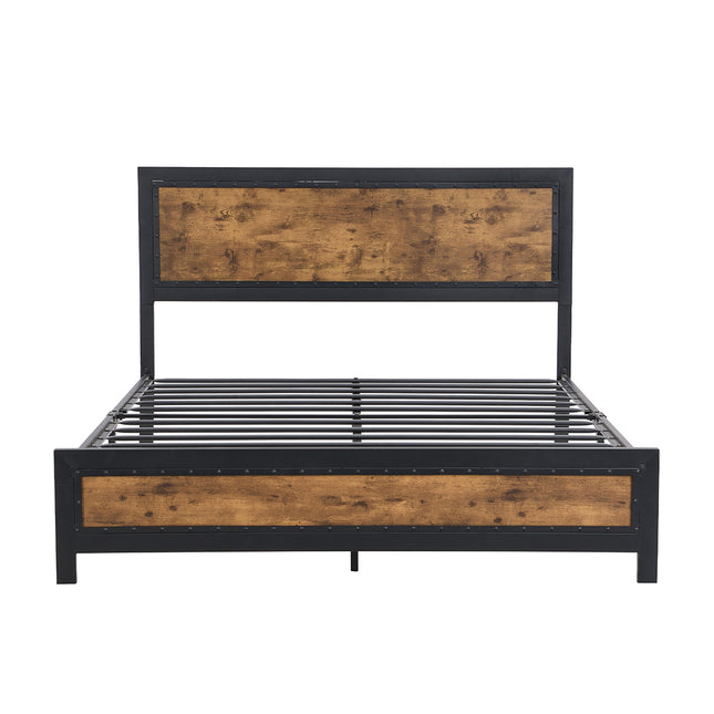 Levede Metal Bed Frame Double Mattress-1973194033421488129