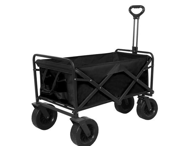 Lambu Garden Camping Trolley Outdoor Black-1975420372195086337