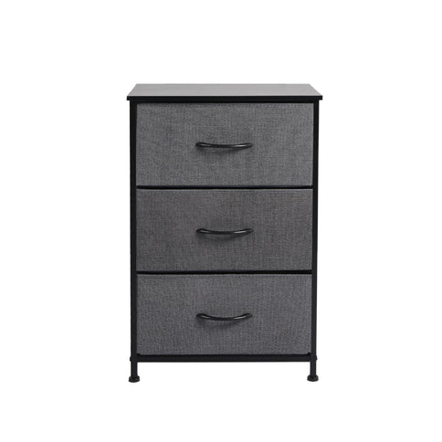Levede Storage Cabinet Tower Chest Dark Grey-1917016726277591041