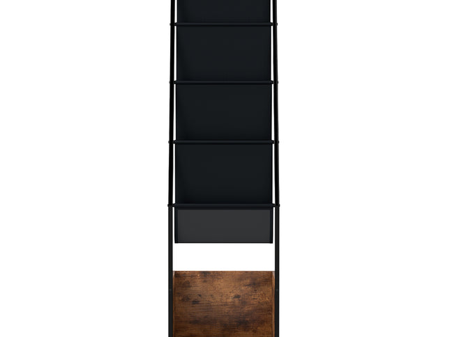 Levede 4-Tier Record Player Stand Storage Rack Holder Up to 100 Albums Magazine-2050056774698012673