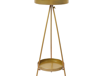 Levede Plant Stand 2 Tiers Outdoor Indoor Gold Large-1864184723455217665