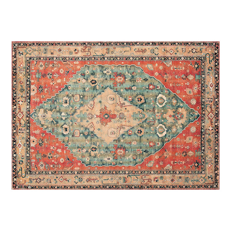 Marlow Floor Rug Vintage Polyester Washable Area Rugs-2029387291516080129