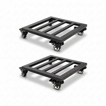 Toque Plant Pot Trolley Tray Stand Caddy with 360° Lockable Caster Wheels 2 Pcs-2061251871657562113