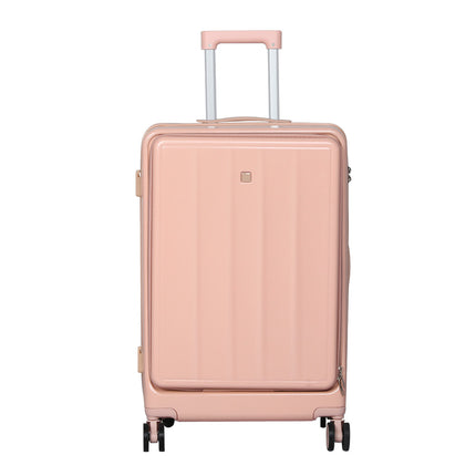 Slimbridge 24" Luggage Trolley Travel Hard Pink-1975420322438057985