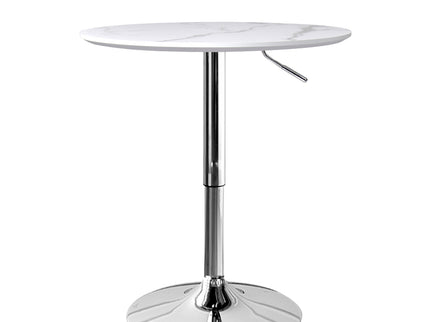 Levede Bar Table Swivel Gas Lift Counter White-1886651050694414337