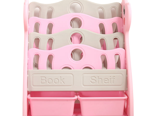 BoPeep Kids Bookshelf Bookcase Magazine Pink-1942353340721664001