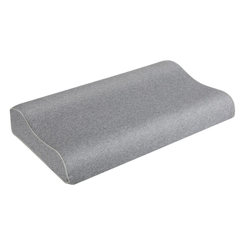 Dreamz Memory Foam Pillow Pillowcase Supprt Grey Rebound-1910149780055658497