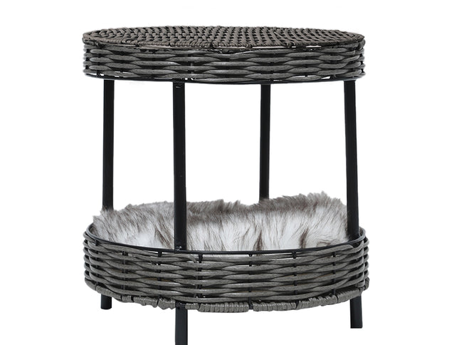 PaWz Rattan Pet Bed Elevated Raised-1975420452511813633
