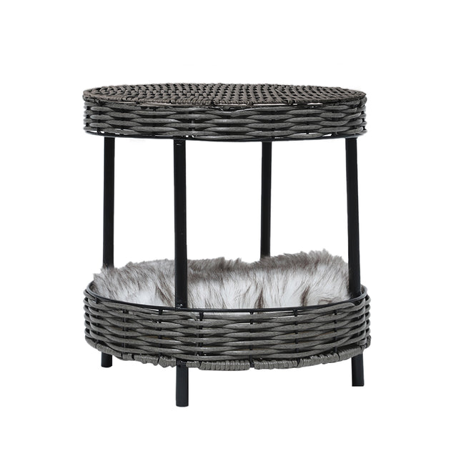 PaWz Rattan Pet Bed Elevated Raised-1975420452511813633