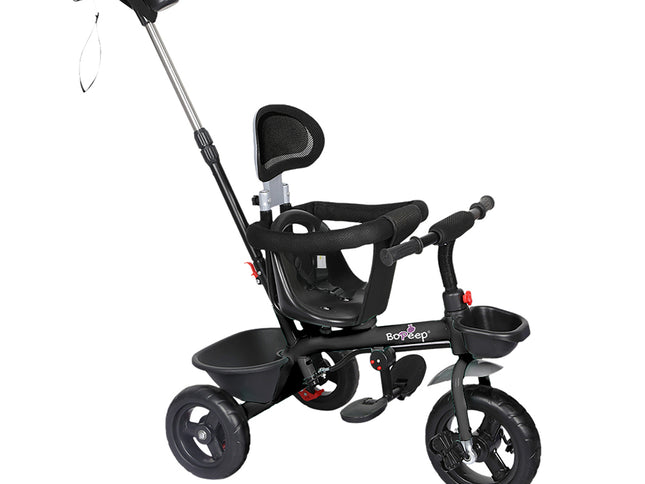 BoPeep Kids Tricycle Ride On Trike Toddler Black-1973193910654210049