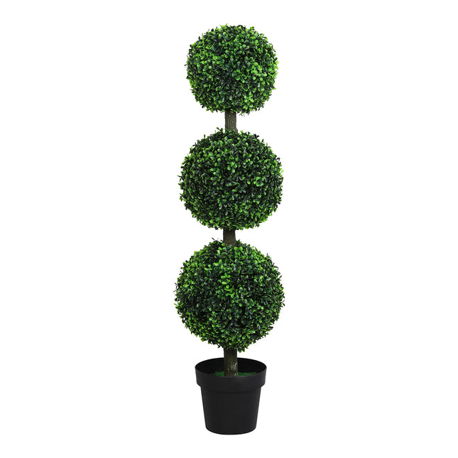 Lambu Artificial Triple Ball Boxwood Trees-1975420333049647105