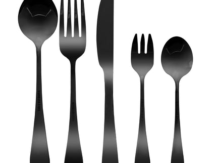 Stainless Steel Cutlery Set Travel Knife Black-1864184347029016577