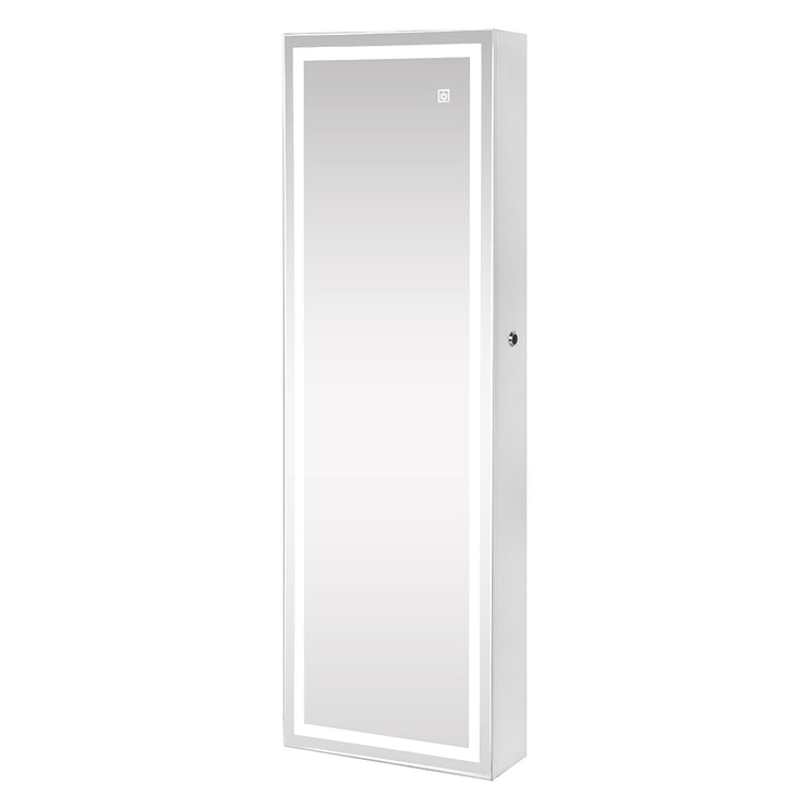 Levede Mirror Jewellery Cabinet Touch-1973193901061836801