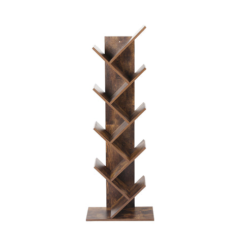 Levede Bookshelf Wooden Tree Bookcase-1910113287173967873