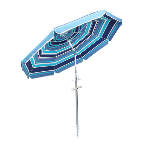 Mountview 2.2M Outdoor Beach Umbrellas Sand Blue-1910112264728481793