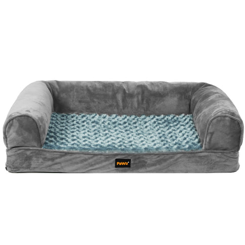 PaWz Pet Bed Sofa Dog Bedding Soft Warm XL Grey X-Large-1864184497445146625