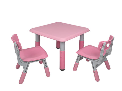 BoPeep Kids Table and Chairs Children Pink-1919892903220613121