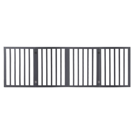 Wooden Pet Gate Dog Fence Retractable Grey 600x 3MM-1954802529044926465