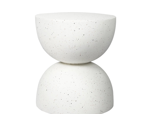 Levede Side Table Terrazzo Coffee Tables Beige-1942353404537999361