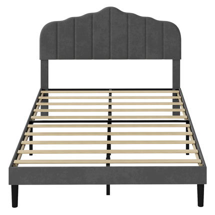 Levede Bed Frame Upholstered Platform Mattress Base Queen-2011971107007107073