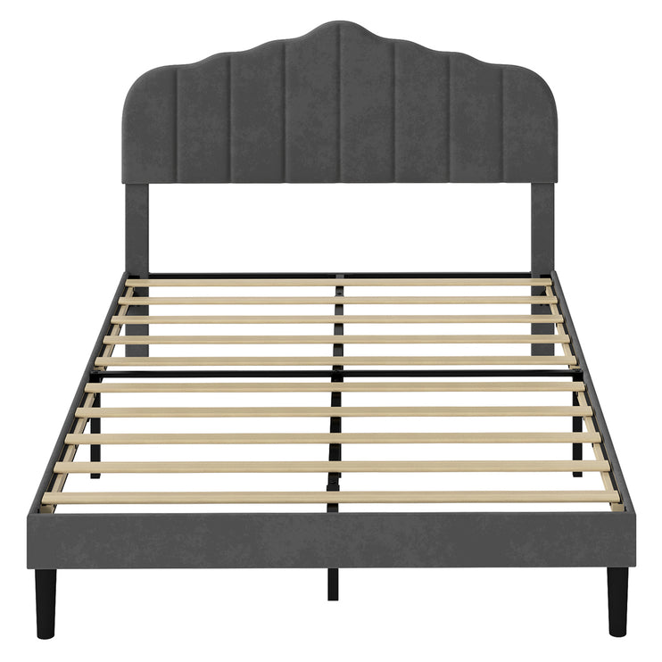 Levede Bed Frame Upholstered Platform Mattress Base Queen-2011971107007107073