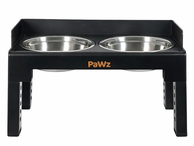 Pawz Elevated Dog Bowls Pet Feeder 6 Height Adjustable Raised Food Water Large-2029334098564222977