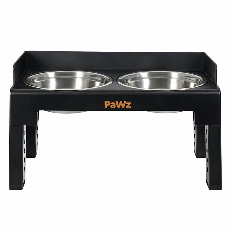 Pawz Elevated Dog Bowls Pet Feeder 6 Height Adjustable Raised Food Water Large-2029334098564222977