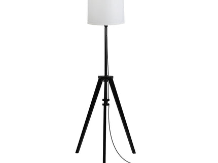 EMITTO Wooden Floor Lamp Modern Tripod Black-1864184397176115201