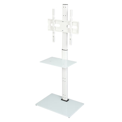 Levede TV Floor Stand 32-65 Inch Universal Swivel Height Adjustable Mount White-2050056791261319169