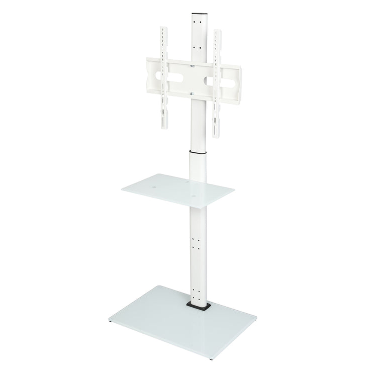 Levede TV Floor Stand 32-65 Inch Universal Swivel Height Adjustable Mount White-2050056791261319169