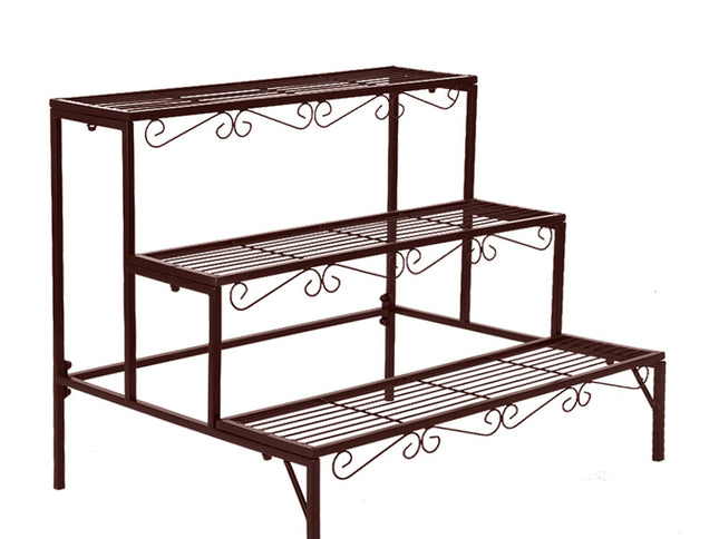 Levede Plant Stand 3 Tier Rectangle-1894516822007484417
