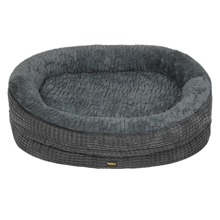 Pawz Orthopedic Plush Dog Bed Soft Washable Pet Bed Grey Cosy Cushion XL Size-2011971116867915777