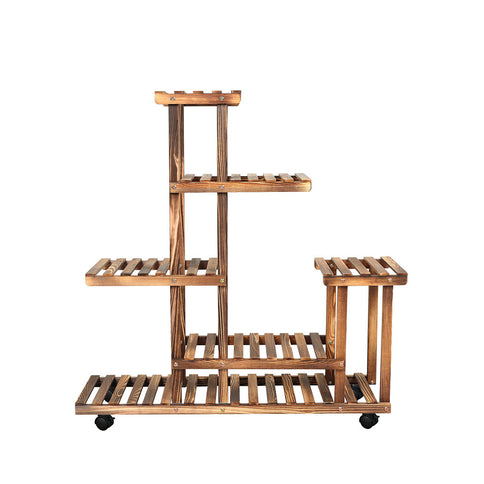 Levede 5-Tier Plant Stand Wood Wooden-1864184731810271233