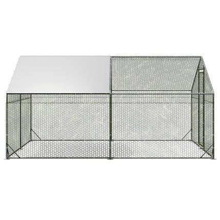 Pawz 400x300x194cm Large Metal Walk-in Chicken Coop Cage-1973193526388854785