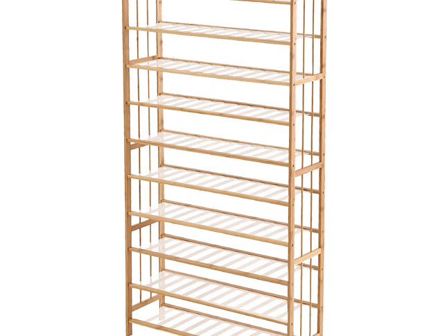 Levede Bamboo Shoe Rack Storage Wooden-1975420510657449985