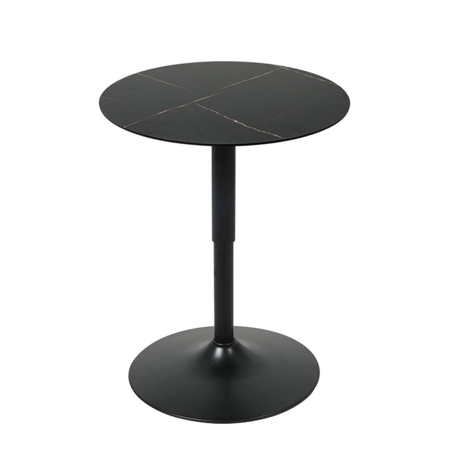 Levede Bar Table Swivel Gas Lift Counter Black-1954802991219478529