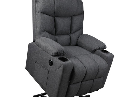 Levede Recliner Chair Electric Lift Grey-1864184459734159361