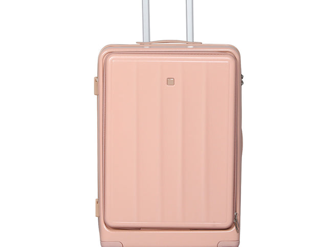 Slimbridge 20" Luggage Trolley Travel Hard Pink-1973193479249072129