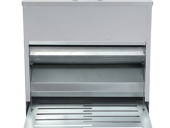 PaWz 10KG Auto Chicken Feeder Dispenser Galvanised Steel-1973193513172602881