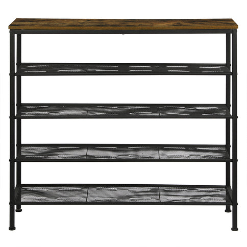 Levede 5-Tier Shoe Rack Storage Cabinet 100cm Wide-1917016720015495169