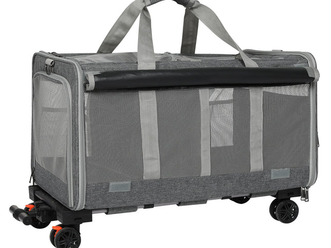 Pawz Pet Carrier 4 Wheel Portable Rolling Foldable-1975420341769605121