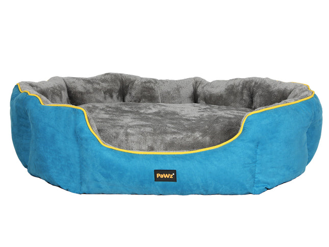 PaWz Electric Pet Heater Bed Heated M Blue Medium-1864184526775914497