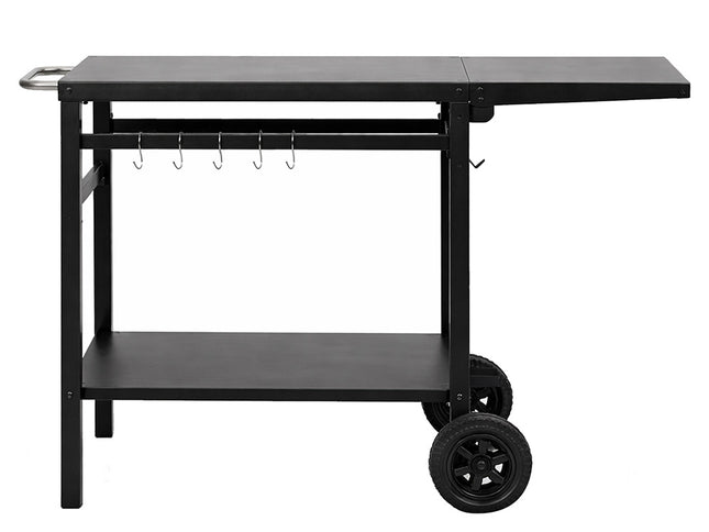 Levede Outdoor Kitchen Cart Mobile Foldable Food Prep BBQ Grill Dining Table-2050059021397921793
