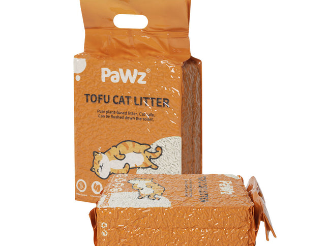 PaWz 2.5kg Tofu Cat Litter Clumping Natural-1973193680743436289