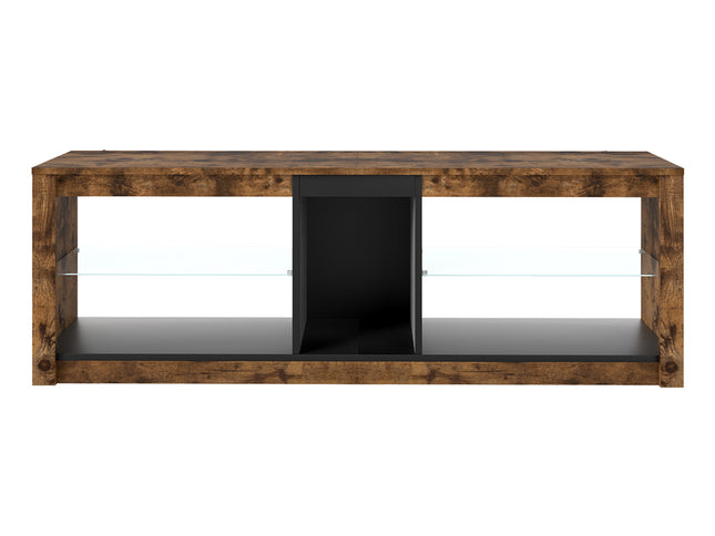 Levede TV Stand Cabinet Glass Display Storage Shelves-2011971130453266433