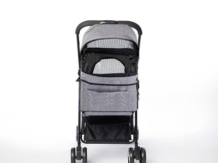 PaWz Large Pet Stroller Dog Cat Travel Grey-1864184624620638209