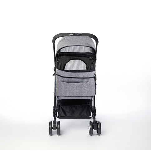 PaWz Large Pet Stroller Dog Cat Travel Grey-1864184624620638209