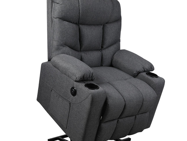 Levede Recliner Chair Electric Lift Grey-1975420439392030721